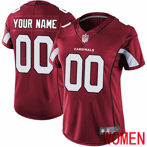 Limited Red Women Home Jersey NFL Customized Football Arizona Cardinals Vapor Untouchable